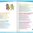 Inhalt, Vorwort 4.  
Merk- und Konzentrationsspiele: Seiten 8-16.  
Kreative Impulse: Seiten 18-28.  
Handlungsplanung: Seiten 30-40.  
Denk- und Wahrnehmungsspiele: Seiten 42-51.  
Sprachspiele: Seiten 54-63.  
Illustrationen von Kindern in Kostümen.