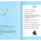 Inhalt: Geschichten von Piraten, Rittern, Monstern und mehr. Illustrationen: Möwe mit Fisch, schwarzer Hut auf Amboss.