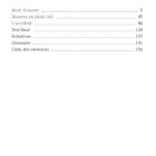Inhalt: Mort d'œuvre 5, Meurtre en plein ciel 45, L'accident 86, Test final 128, Solutions 137, Glossaire 141, Liste des exercices 156.