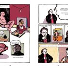 Texte: Diverse Gedanken und Dialoge, u.a. über Ausstellungen und Personen. Illustration: Figuren in Interaktion.