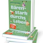 Text: "Bärenstark durchs Leben", "SPiEGEL Bestseller-Autor". Illustration: Kinder in Superheldenkostümen.