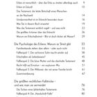 Inhaltsverzeichnis eines Buches über Erben, mit Kapiteln zu Testamenten, Erbrechtsirrtümern und rechtlichen Fallstricken.