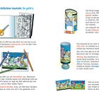 Nachtlichter basteln: So geht's. Suche dir ein Bild aus dem Buch aus, schneide entlang der Linie aus, bemale es mit Buntstiften und rolle es zur Röhre. Nutze ein LED-Licht.