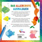 DAS ALLERERSTE AUSMALBUCH; Tiere wie Fische, Eichhörnchen und ein bunten Hintergrund. Ideal für Kreativität.