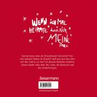 "WeNN ich mal heiRAte dann NuR MEiNe FRau." Humorvoller Text auf rotem Hintergrund mit Sternchen-Verzierung.