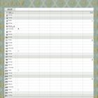 Kalenderblatt mit Januar 2017, Wochentagen und Zahlen. Bereich für Notizen unten. Dekoratives Muster am Rand.