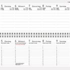 Kalender für Januar 2027, zeigt die erste Woche von Montag bis Sonntag. Enthält Notizzeilen und Uhrzeiten.