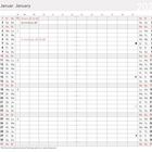 Kalender für Januar 2027. Feiertage: Neujahr, Hl. Dreikönige. Tabelle mit Wochentagen, Datum und Platz für Notizen.