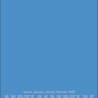 Kalenderblatt für Januar 2027 in vier Sprachen, mit hervorgehobenem Datum 6. als markierter Tag.