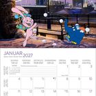 Tower Bridge: Eine Brücke in London über die Thames, über 100 Jahre alt, öffnet sich für Schiffe. Januar 2027 Kalenderblatt.