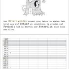 Das Elternwerden dauert drei Jahre... Illustration eines Baums mit Tieren und Uhren, darunter ein Kalender.