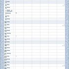 Kalender für Januar 2027. Tabellen für Tage und Notizen. Illustrationen mit Wintermotiven, z.B. Schlittschuhe und ein Schneemann.