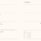 Kalenderseite für Januar 2027, Woche 1. Feiertag "Hl. Drei Könige" am 6. Januar. Kleiner Monat mit Notizbereich.