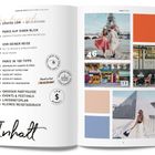 Seite mit Inhaltsverzeichnis: Kapitelnummern und Themen wie "Paris auf einen Blick", "Partyguides" und "Reisetipps". Rechts Bilder von Paris.