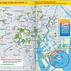 "DEINE EXTRA FALTKARTE", "APP DOWNLOADEN", "MARCO POLO TOP-HIGHLIGHTS", Karte von Tokio mit Highlights und Touren.