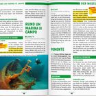 "RUND UM MARINA DI CAMPO", "AUSGEHEN & FEIERN", "INSIDER-TIPP", "POMONTE", "ESSEN & TRINKEN", "HOTEL SARDI". Gekennzeichnetes Wracktauchen.