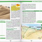 „MARCO POLO TOP-HIGHLIGHTS“ steht über einer Statue. Textboxen beschreiben Sehenswürdigkeiten in Ägypten, z.B. die Pyramiden.