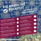 „DIE MARCO POLO BUCKETLIST. Das musst du in Italien erlebt haben.“ Checkliste mit 10 Erlebnissen. Hintergrund: Mosaikmuster.