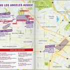 „Wo Los Angeles ausgeht“ ist der Titel. Eine Karte zeigt Stadtteile, mit Highlights in Sunset Strip, West Hollywood und Downtown.