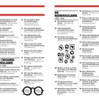 Inhaltsverzeichnis mit Themen wie "Die Anfänge vor 1918", "Die Zwischenkriegsjahre 1918–1950", "Die Nachkriegsjahre 1950–1980". Ilustration: Fußabdrücke.