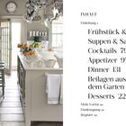 INHALT: Einleitung 9, Frühstück & Brunch 11, Suppen & Salate 49, Cocktails 79. Moderne Küche mit Obst auf dem Tisch.