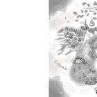 "Karte der Reiche von Ramoa", illustriert mit Inselgruppen, Bergen, Burgen und einem Drachen im Meer.