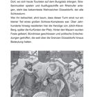 Text über die „Weiße Frau“ vom Schlossturm. Darunter ein Wandbild mit Johann Wilhelm und Jacobe von Baden.