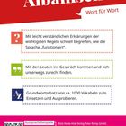 Ein Cover mit dem Titel "Albanisch Wort für Wort". Enthält Erläuterungen, Gesprächshilfen und ca. 1000 Vokabeln.