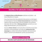 Titel: "Belgische Küste". Text beschreibt den Reiseführer für Westflandern mit Themen wie Kultur, Natur, Aktivitäten. Autor: Günter Schenk.