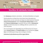Reiseführer für individuelles Entdecken. Karte: Bodensee und Umgebung in Deutschland, Schweiz und Österreich.