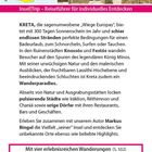 Reiseführer über Kreta, betont Sonne, Strände, Ruinenstädte wie Knossos. Hervorragend für Natur, Städte, Dörfer und Wandern.