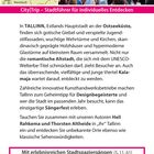 City|Trip – Stadtführer, Tallinn an der Ostseeküste mit gotischen Giebeln. Praktische Web-App, ISBN: 9783831782031.