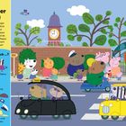 Ein besonderer Ausflug. Es ist ein schöner Tag. Familie Wutz besucht den Zoo. Suche 2 Tauben, Zoe Zebra und 1 gelben Schmetterling.