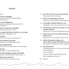 Inhalt: Auflistung von Themen mit Glaubenssätzen wie "Stimmigkeit ist Luxus." und "Ich muss ehrlich sein."