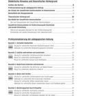 Inhaltsverzeichnis mit Themen wie "Didaktische Hinweise", "Gewaltfreie Kommunikation" und "Professionalisierung der Haltung".