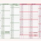 ÜBERSICHT SCHULJAHR 2026/2027. Kalender von August 2026 bis Juli 2027 mit Feiertagen wie "Tag der Dt. Einheit" und "Karfreitag".