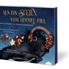 "Als ein Stern vom Himmel fiel", von Sara B. Elfgren und Johan Egerkrans; Kinder fliegen auf einer Ziege unter Sternenhimmel.
