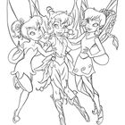 Text: "Beste Freundinnen!" Drei Feen mit Flügeln umarmen sich lächelnd und tragen kleidähnliche Outfits.