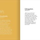 Links: "Freundschaft, Substantiv f", Definition von Freundschaft. Illustration mit zwei Figuren.

Rechts: "Geborgenheit, Substantiv f", Zitat über Geborgenheit.