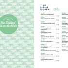 Links: "Von Südtirol bis an die Adria". Rechts: "20 E-Bike Touren" mit Tourtiteln und Seitenzahlen. Fahrradmuster im Hintergrund.