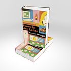 "Feuer in der Kehle" von Beatriz Serrano. Buntes Buchcover mit Bildern von Laptop, Kerze, Frau und Telefon.