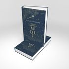 "Mein Bruder Wolf" von Lara Taveirne, Roman. Buchcover in Blau mit goldenen Sprenkeln und einem Stern.