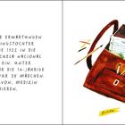 Links handgeschriebener Text über Erwartungen an Frida. Rechts eine Illustration mit Schulrucksack, Notizen und Blumen.