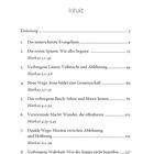 Inhalt: Einleitung, 8 Kapitel wie "Das unterschätzte Evangelium", Kapitelnummern und Seitenzahlen. Klar strukturiert.