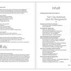 Inhalt: Einleitung, "Die Wahrheit über Ihr Übergewicht", Themen wie Abnehmen, Winter-Diät, Biochemie des Fetts, Psychosomatik.