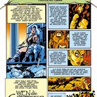 "LUBA WOLFSCHWANZ Tochter der Tundra" steht oben. Eine Frau sitzt majestätisch, daneben Gesichter und Kampf.