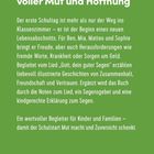 Ein grüner Hintergrund mit weißem Text: „Ein neuer Anfang – voller Mut und Hoffnung.” BORN-VERLAG unten rechts.