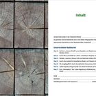 Inhalt: Unsere Radrunden in der Übersicht, spannende Geschichte, unsere sieben Radtouren. Holzschnittoptik im Hintergrund.