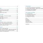 Inhalt mit Kapiteln wie: "Dein Projekt", "Vertrauen in dich", "Innere Arbeit", unter Angabe der Seitenzahlen.