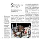 "Christmette und Christvesper. Der besondere Tipp: Ursula Michalke, 2018. Beschreibung: Figuren und Bäume im Schnee."